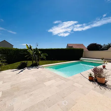 La Du Vignoble Piscine Сasa de vacaciones Hermonville